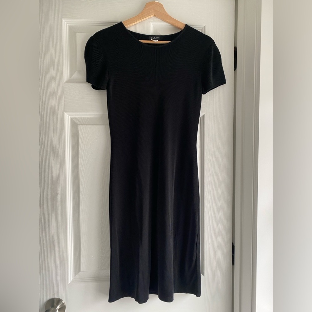 J. Crew Classic Black Mini Dress